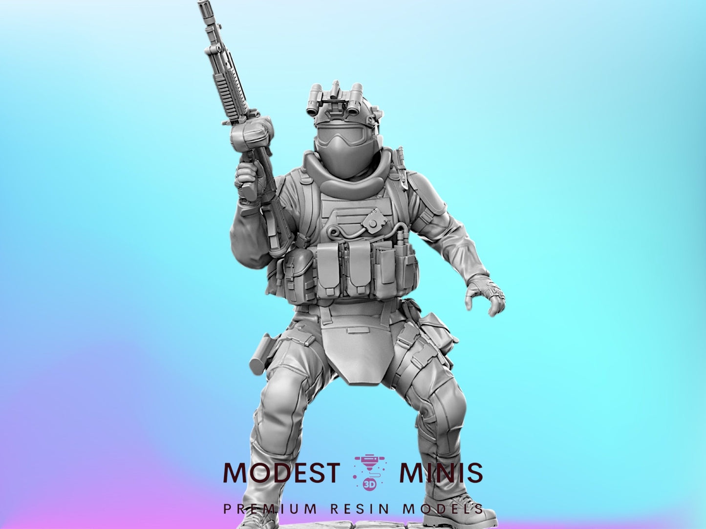 5pc Modern Warfare 2 - 28mm Scale Resin Military Miniature | Zona Alfa | Spectre Ops RN Estudio