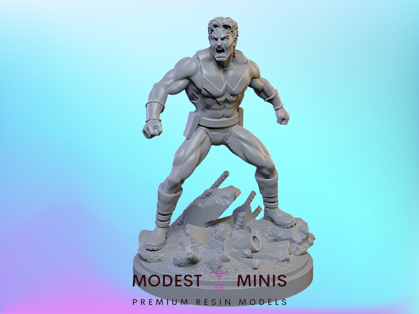Wonder Man | 32mm - 40mm Mini | Crisis Protocol Proxy | Superhero | C27