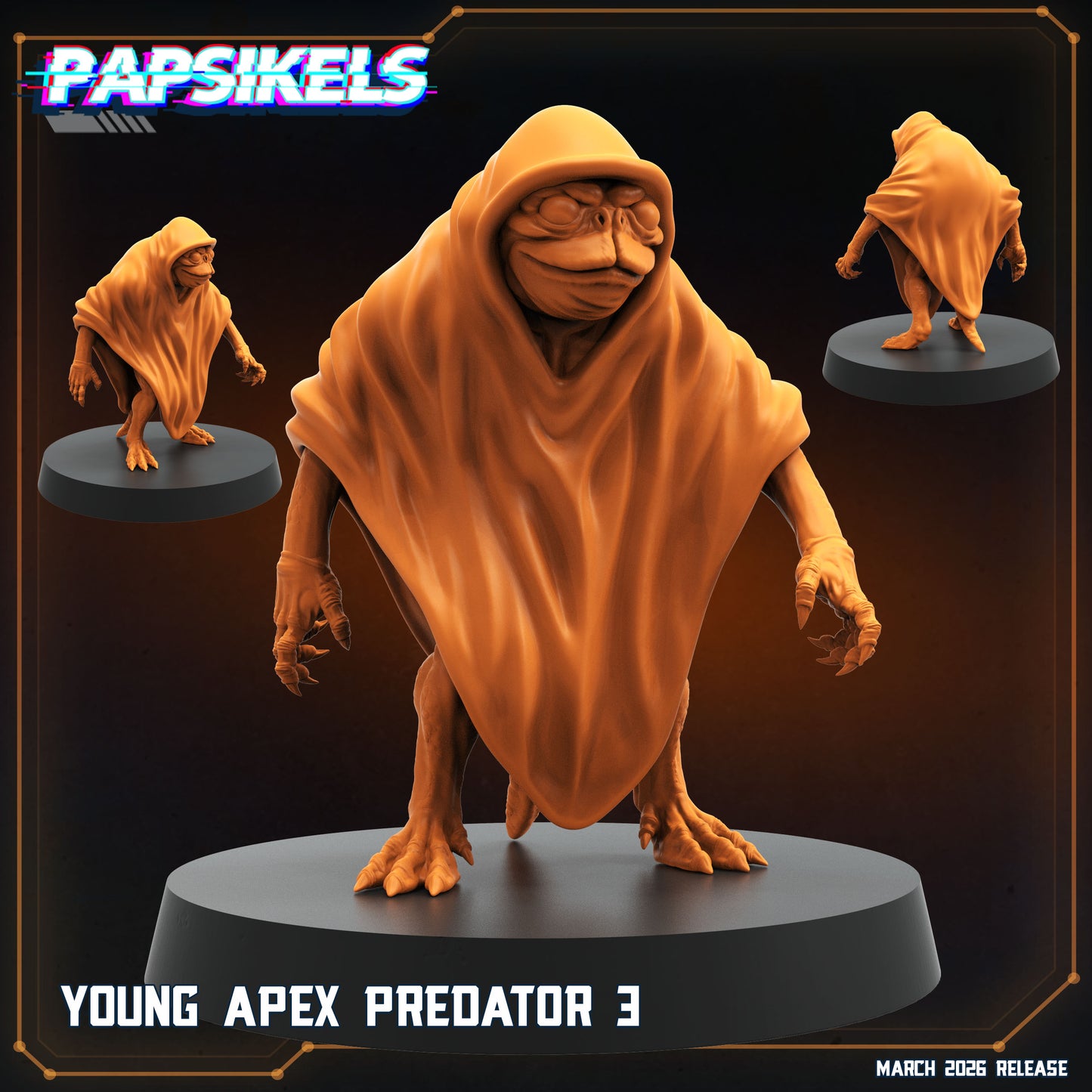 Young Apex Predator - 32mm Scale Predator Proxy | Papsikels