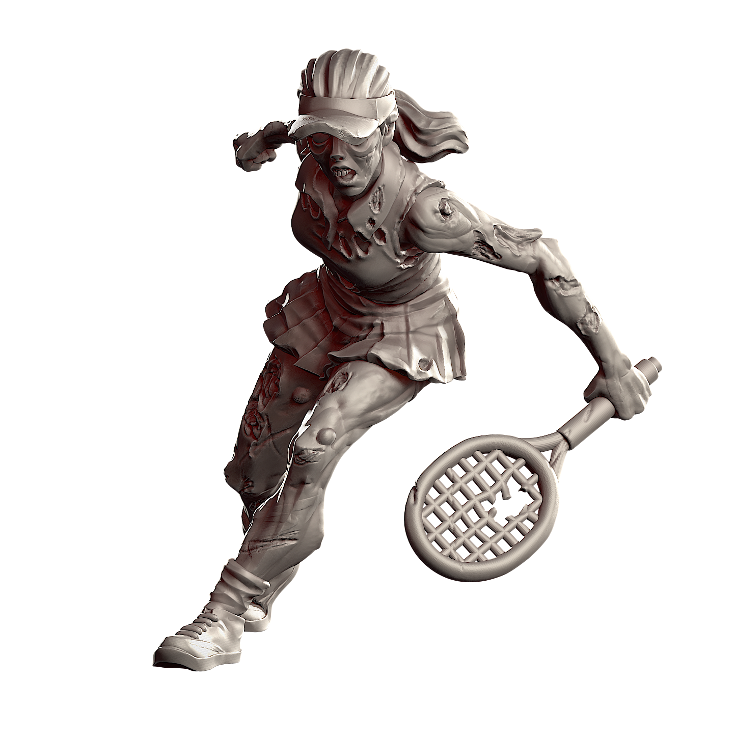 Z Sports Set Zombies and Survivors | 28mm - 100mm Scale Resin Mini | Zombicide | Vaultz
