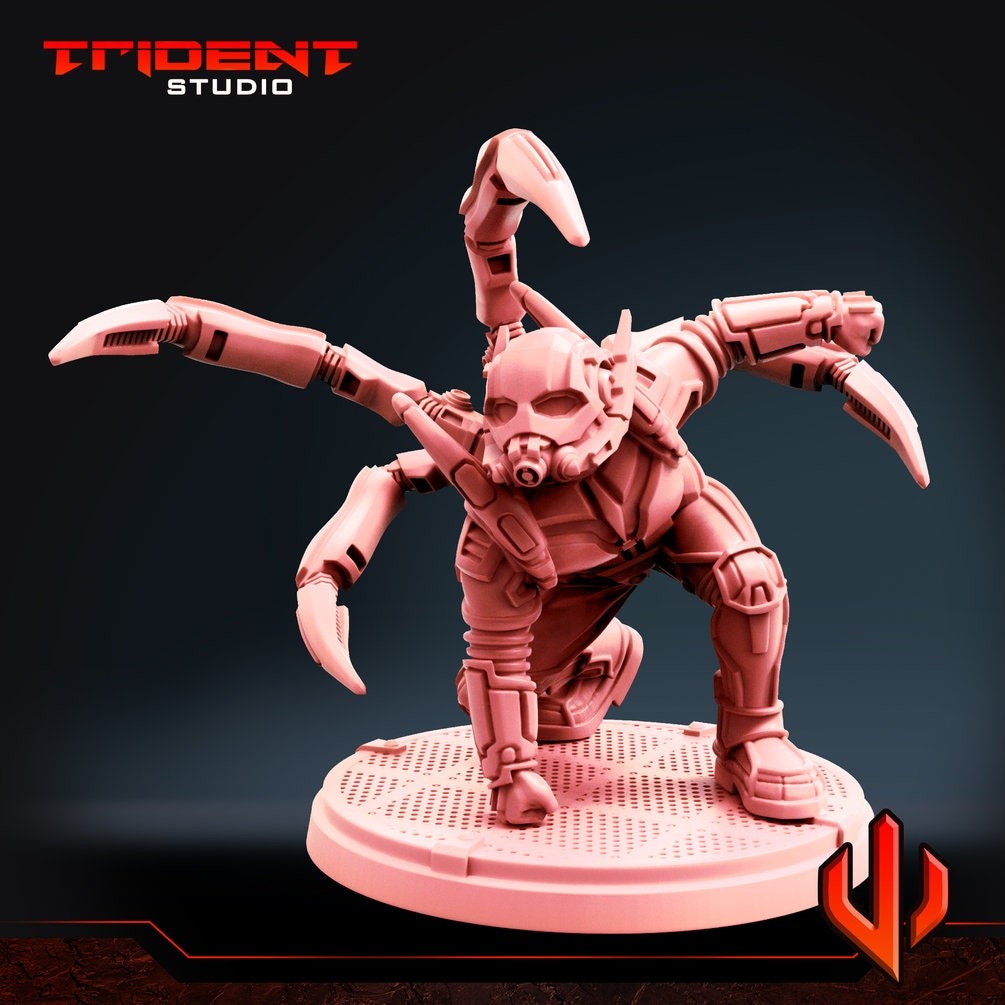 Crouching Pim - Antman 40mm Miniature | Crisis Protocol Proxy | Trident