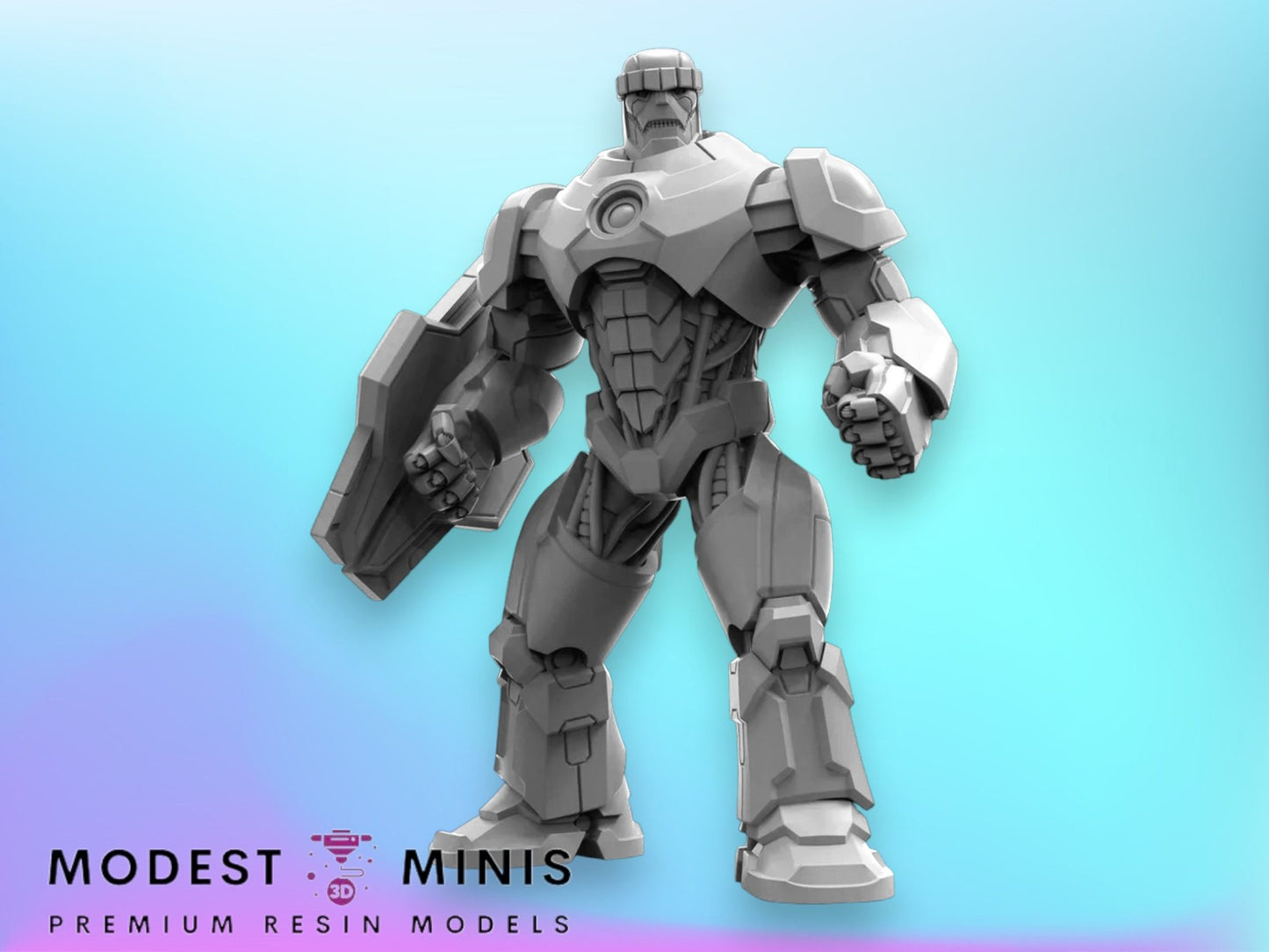 Future Fight Mutant Hunter A Sentinel - 40mm Miniature | Crisis Protocol Proxy | Trident
