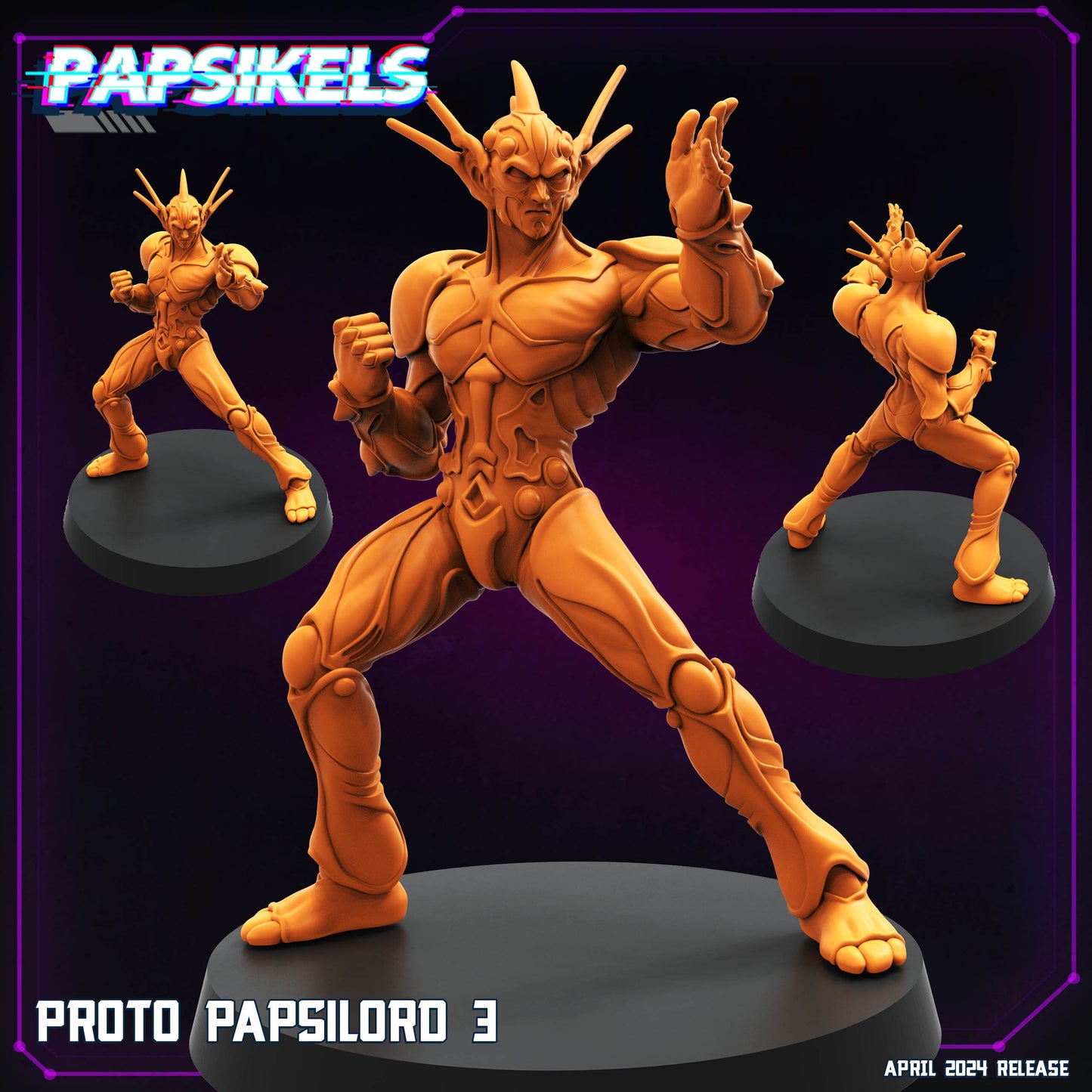 Proto Papsilord - Resin Cyberpunk Miniature | Papsikels