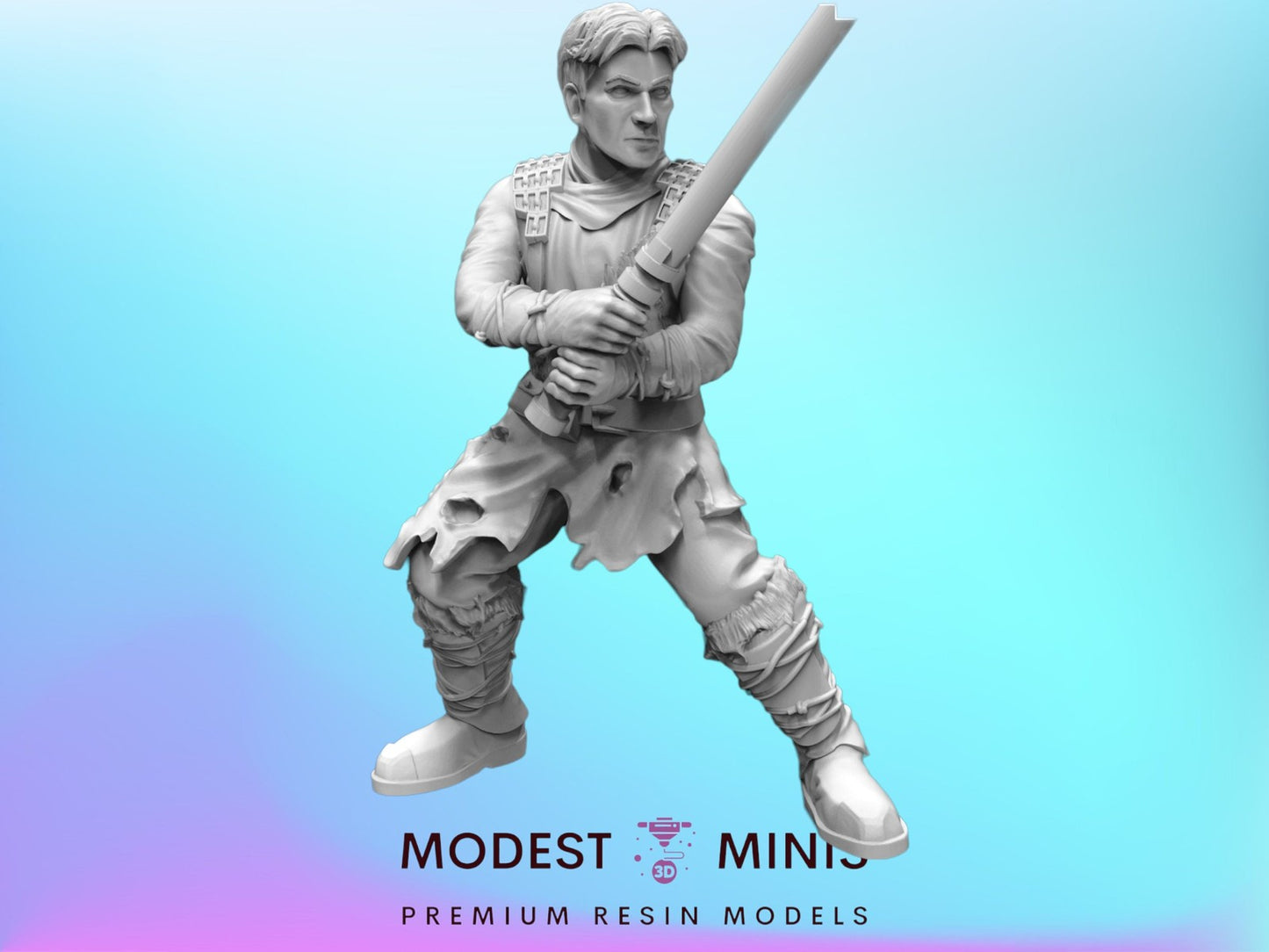 Ulic - 28mm - 40mm Scale | RPG | Scifi | Black Remnant Star Wars Legion Mini