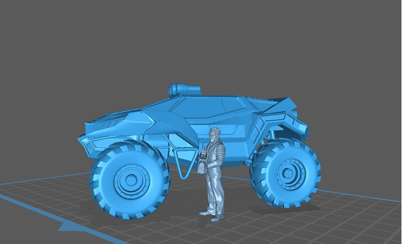 Papz Magnum V8 - Resin Cyberpunk Miniature | Papsikels