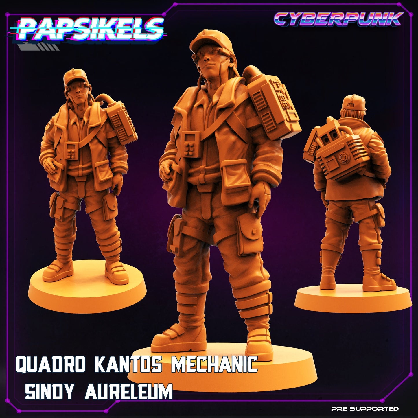 Quadro mechanic Sindy - 32mm Scale Alien Miniature | Law Upholders | Papsikels