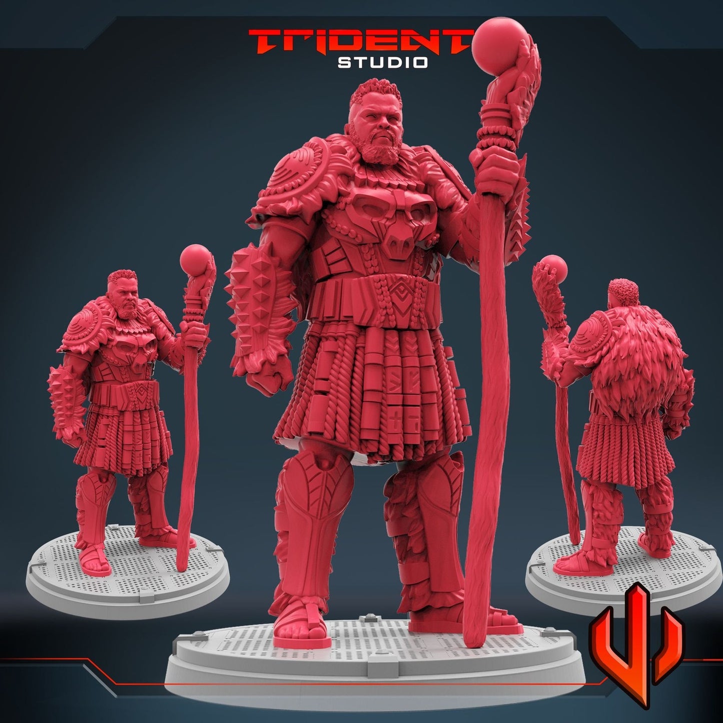 Gorilla Leader A - M'baku 40mm Miniature | Crisis Protocol Proxy | Trident