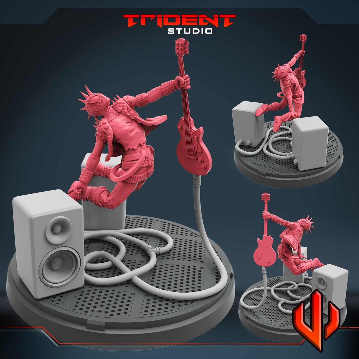 Spider Rocker - 40mm Miniature | Crisis Protocol Proxy | Trident