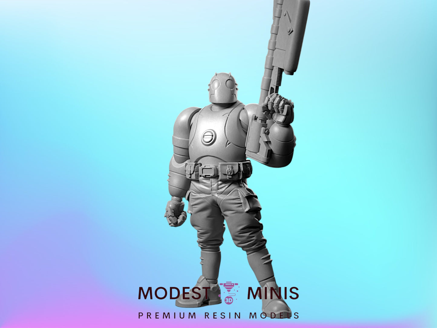 Legion Atomic Robo | Resin Miniature Proxy for Crisis Protocol