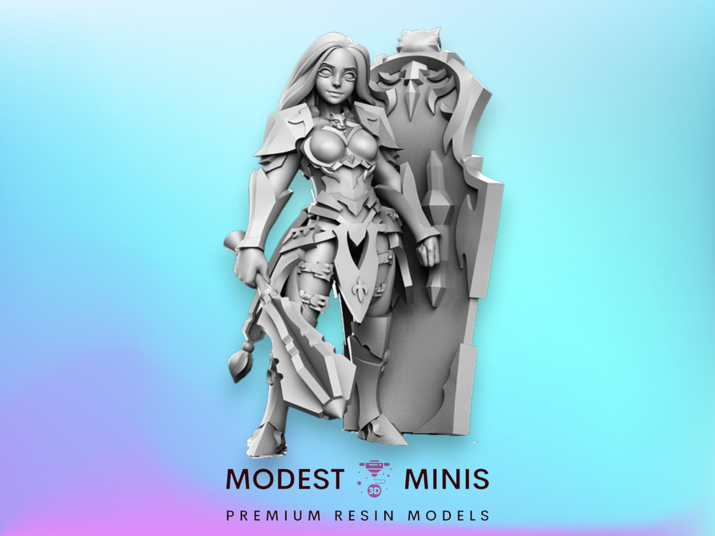 Kisara - 28mm 32mm Scale DnD Miniature | Dungeons and Dragons | RN Estudio JRPG