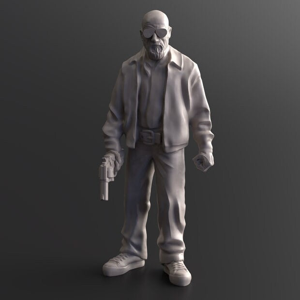 Survivor Mr Weiss | 28mm - 100mm Scale Resin Mini | Zombicide | Vaultz