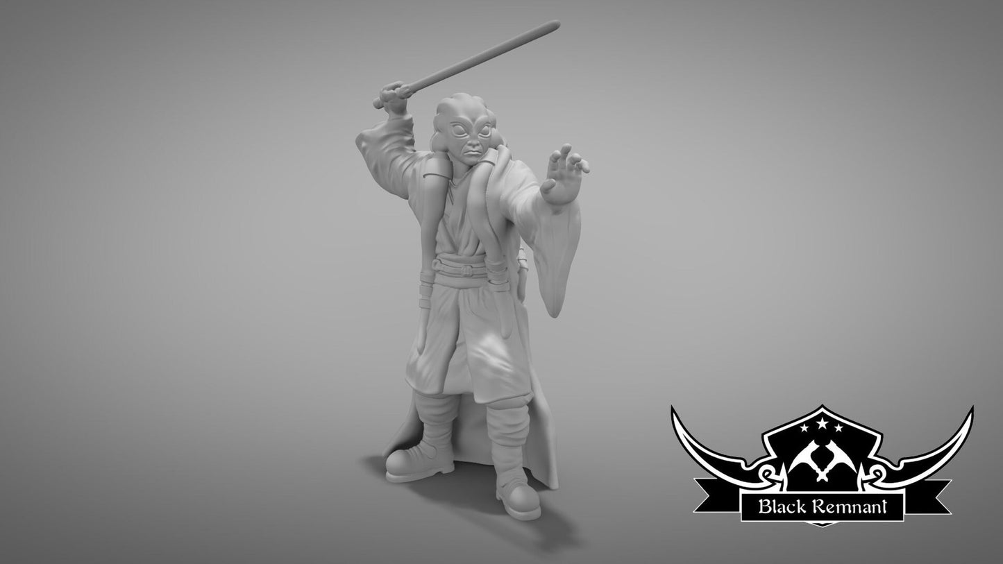 Mystical Warrior with Tentacles - 28mm - 40mm Scale | Star Wars Legion Mini