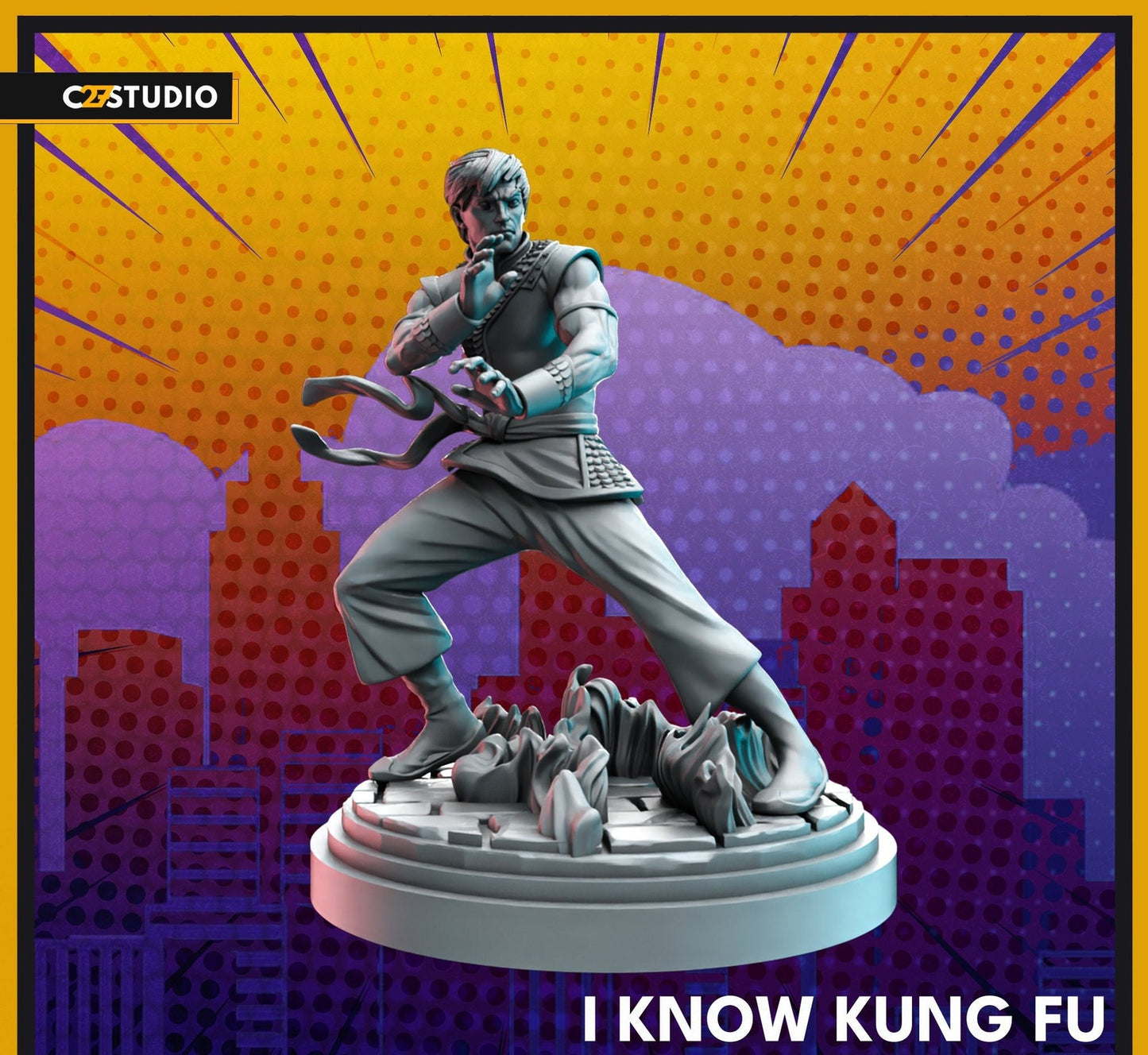 I Know Kung Fu - 32mm - 40mm Mini | Crisis Protocol Proxy | C27