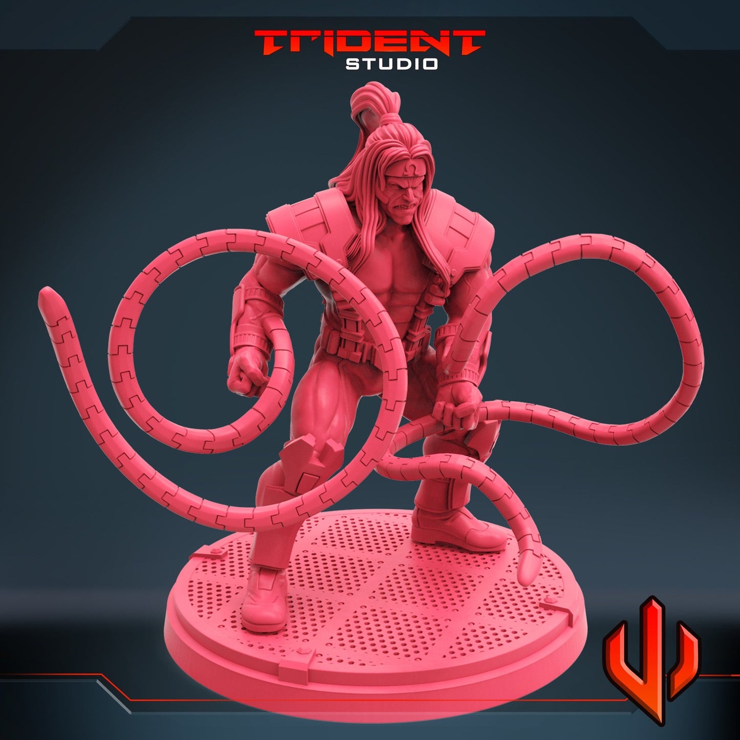 Red Russian B - 40mm Miniature | Crisis Protocol Proxy | Trident