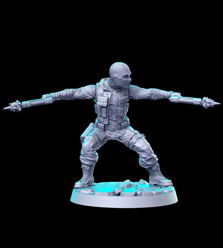 Joe Day at the Beach - 28mm 32mm Scale DnD Miniature | Dungeons and Dragons | RN Estudio