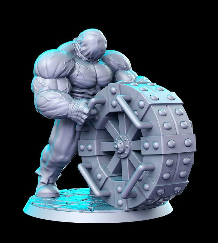 50mm Wheel Wielder Torturer - 32mm Scale DnD Miniature | Dungeons and Dragons | JRPG Mini - RN Estudio