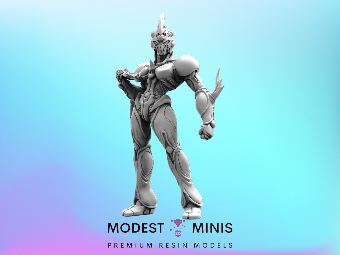 Bio Techno Woman 1A - Resin Cyberpunk Miniature | Papsikels