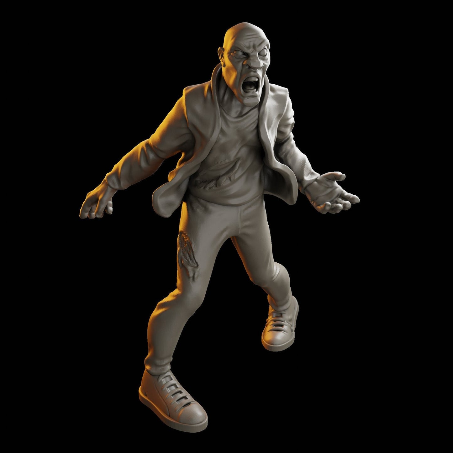 Zombie Walker 3 | 28mm - 100mm Scale Resin Mini | Zombicide | Vaultz