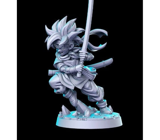CT Kentaro - 32mm Scale DnD Miniature | Dungeons and Dragons| JRPG Mini - RN Estudio