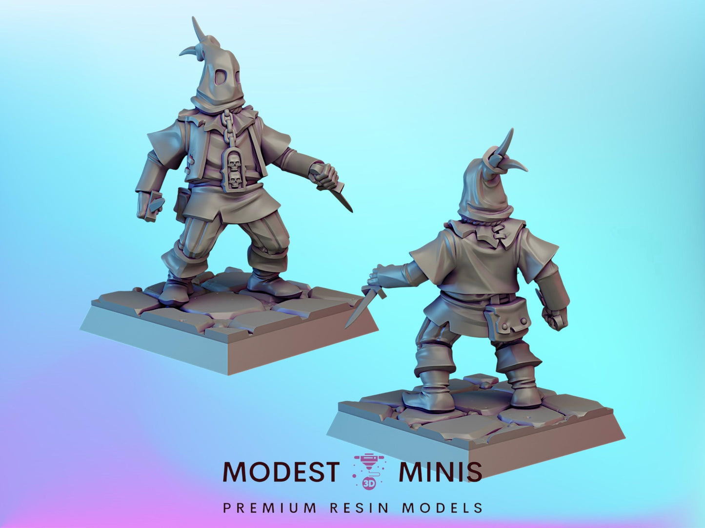 Scarecrow | 28mm to 75mm DnD Miniature | Frostgrave Mini | Vae Victis