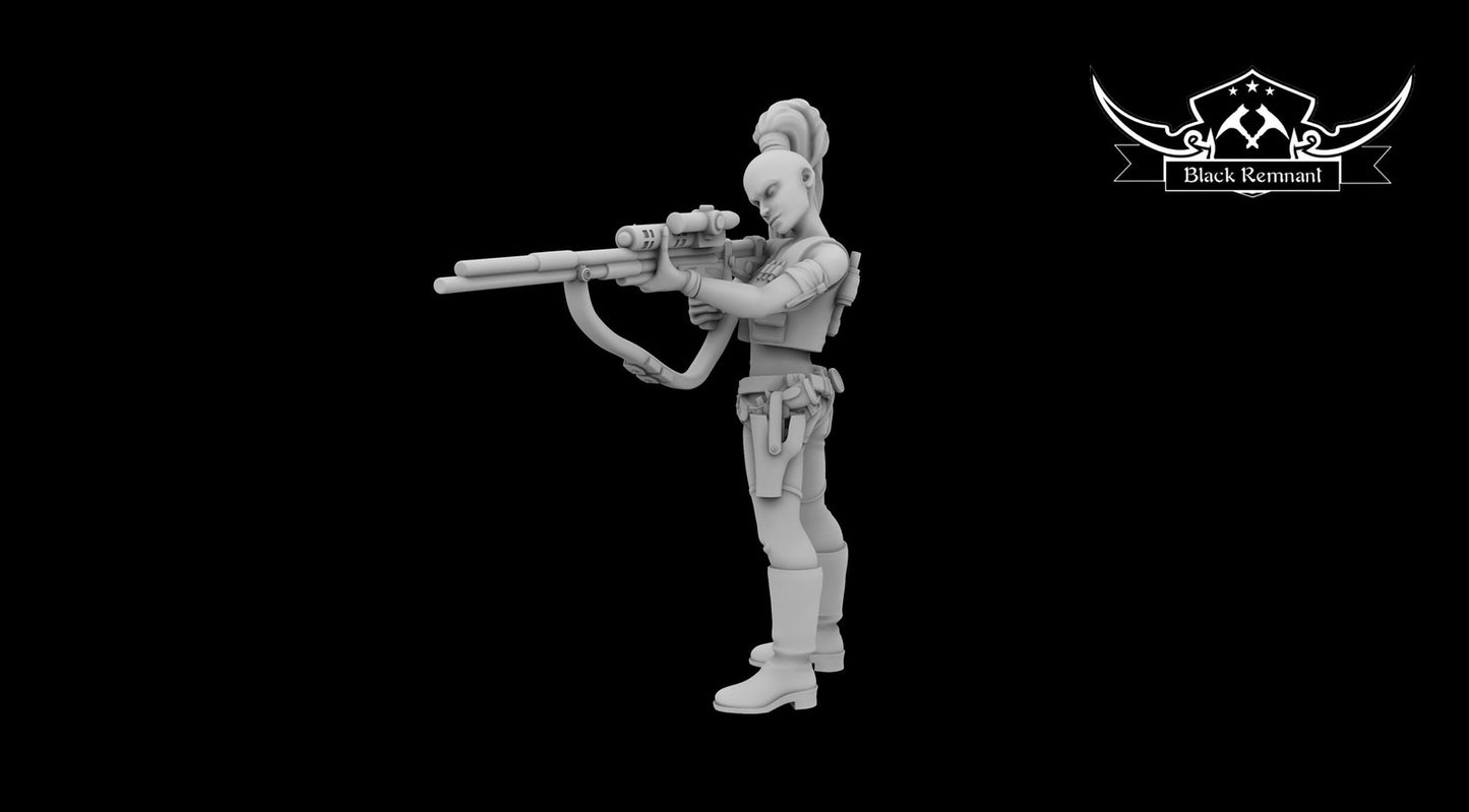 Red Huntress - 28mm - 40mm Scale | Star Wars Legion Mini