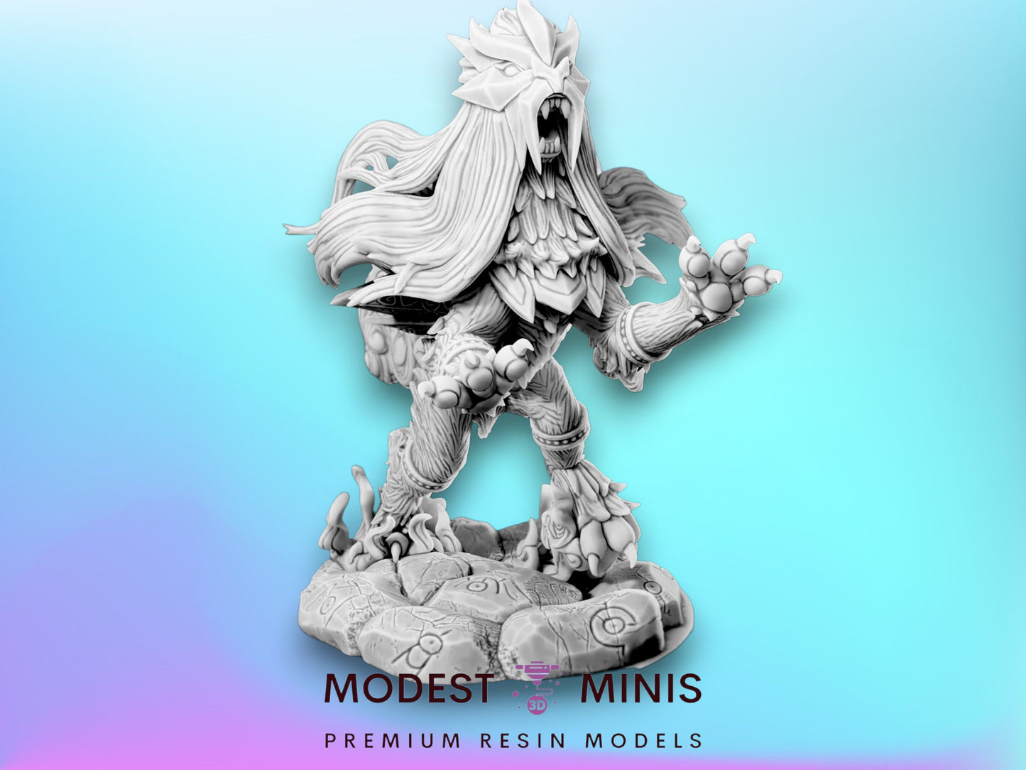 Legendary Magma Mastiff - Resin Kaiju Minis | Dungeons and Dragons Mini | Sci Fi | Fantasy Resin