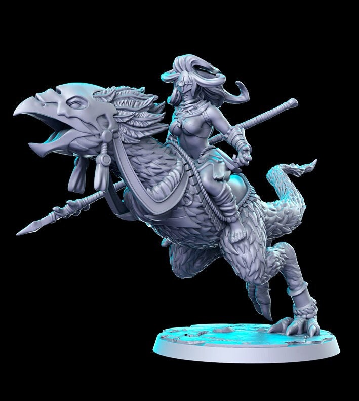 Rider of Loss - 32mm Scale DnD Miniature | Dungeons and Dragons | JRPG Mini - RN Estudio