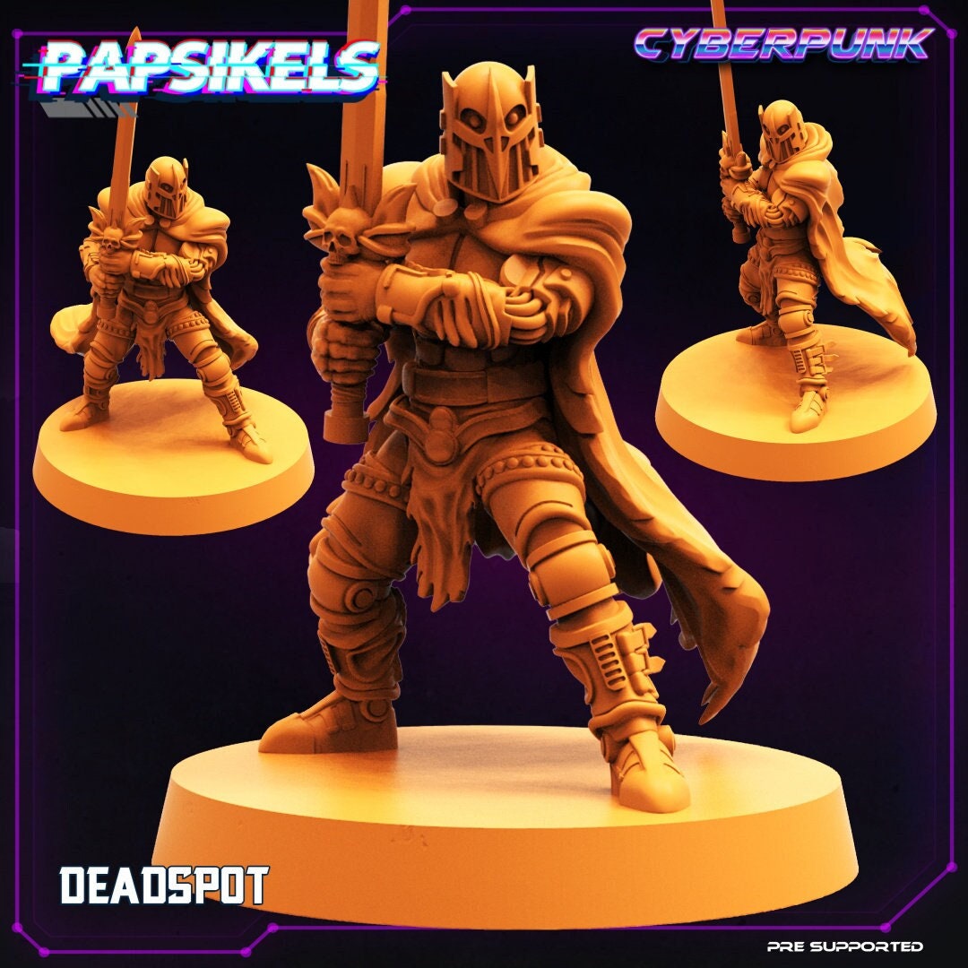 Deadspot - 32mm Scale Alien Miniature | Batang City Cyberpunk | Papsikels