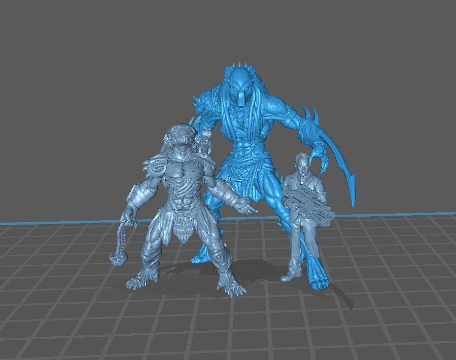 Wolf Assassin Skull Hunter - Resin 3D Print Alien Miniature | RPG | Sci fi | Cyberpunk | Role Playing | DnD | Papsikel