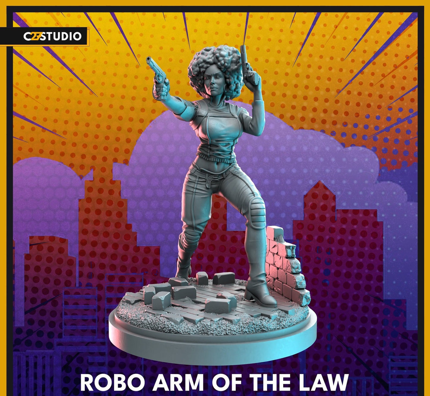 Robo Arm of the Law - 32mm - 40mm Mini | Crisis Protocol Proxy | C27