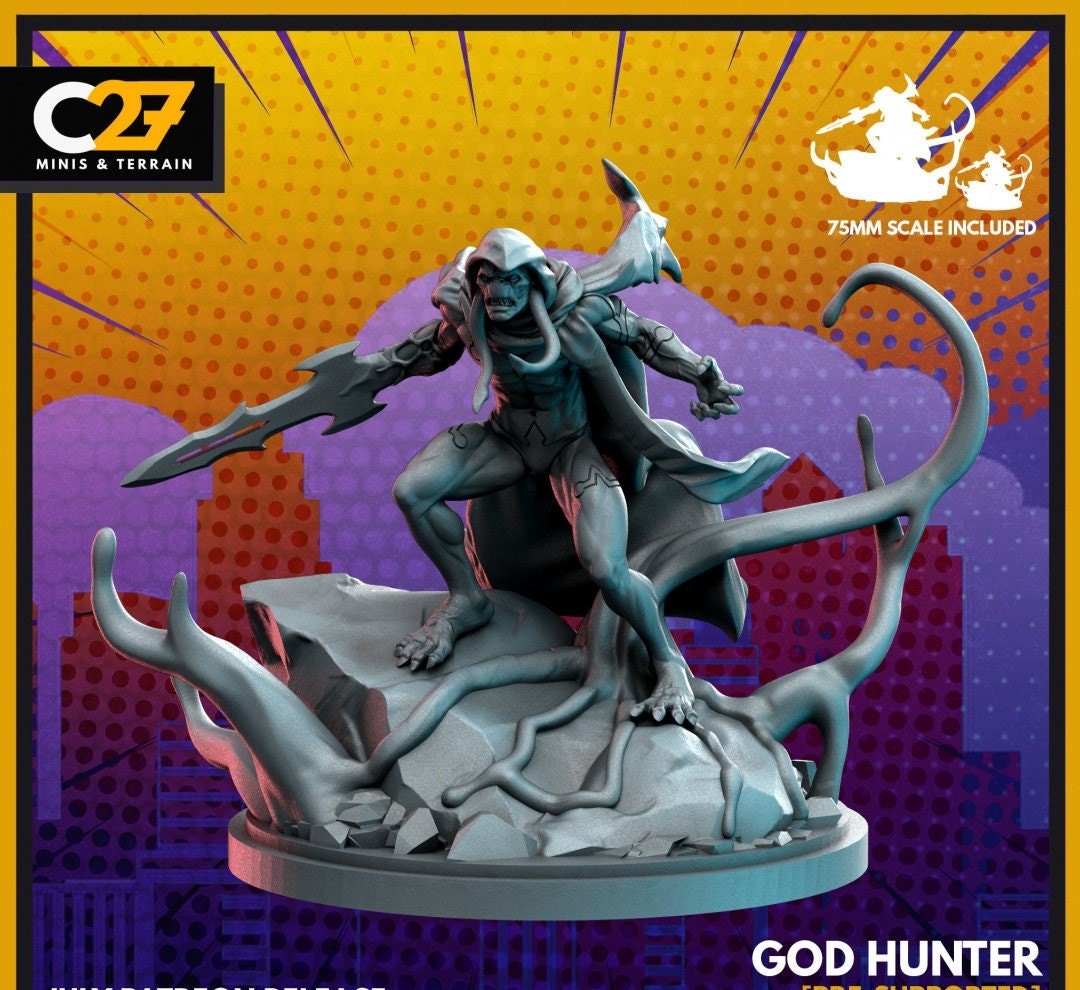 God Hunter - 32mm - 40mm Mini | Crisis Protocol Proxy | C27