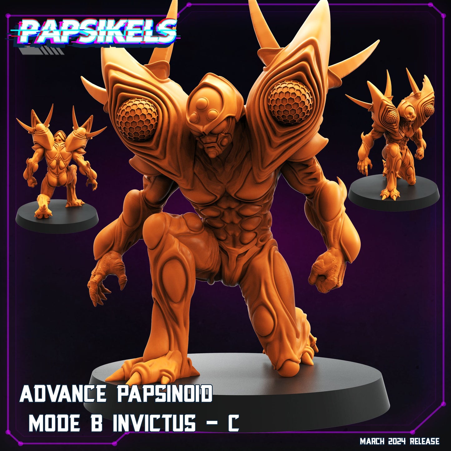 Advance Papsinoid Mode B Set - Resin Cyberpunk Miniature | Papsikels