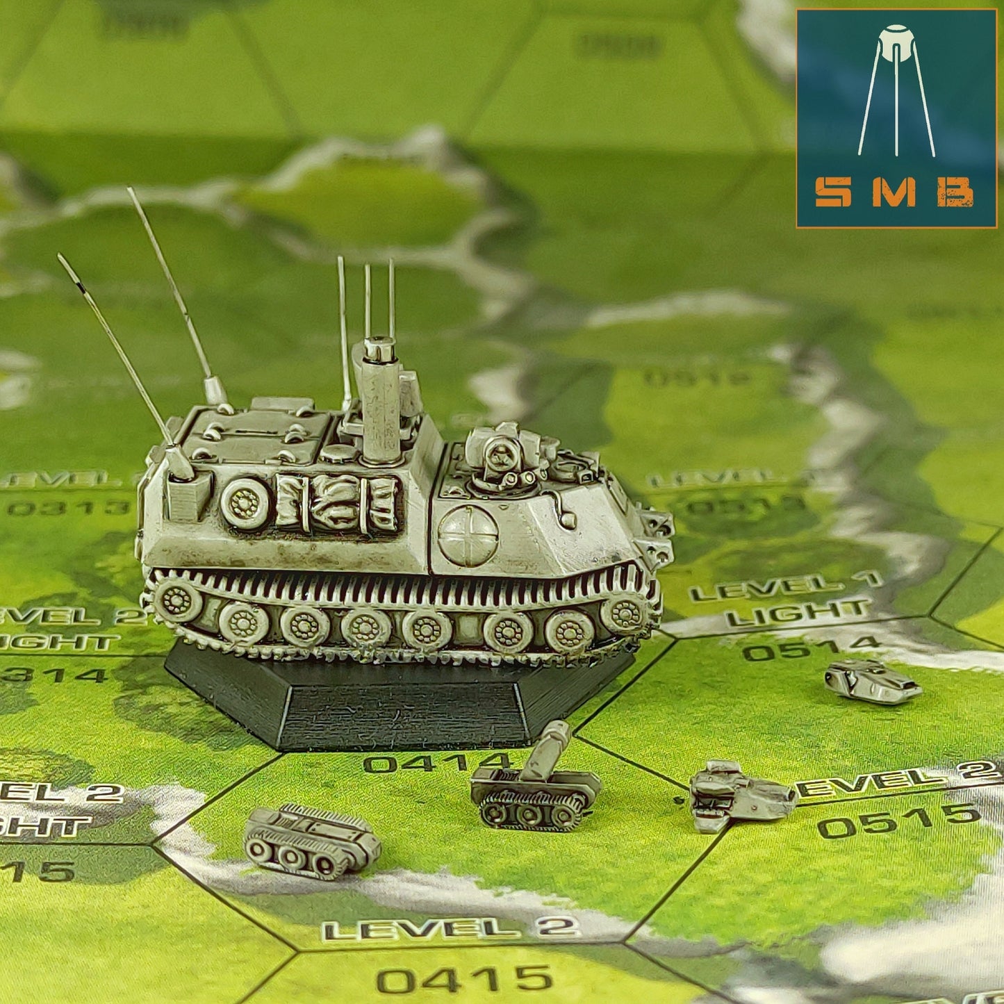 HScout and Drones | 1:265 | 6mm Battletech Scale | Mecha | Sir Mortimer