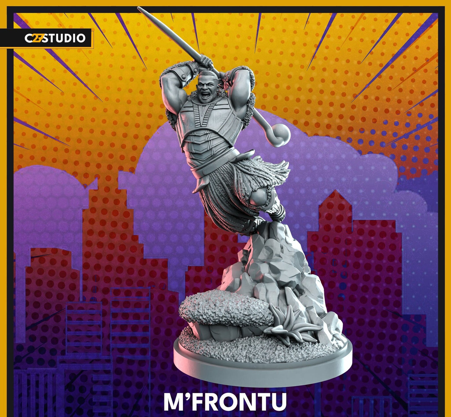 M'Frontu - 32mm - 40mm Mini | Crisis Protocol Proxy | C27