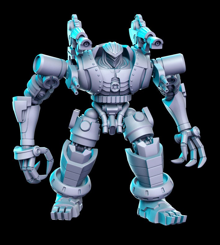 100mm Optional Joybot Boss - 32mm Scale DnD Miniature | Dungeons and Dragons | JRPG Mini - RN Estudio