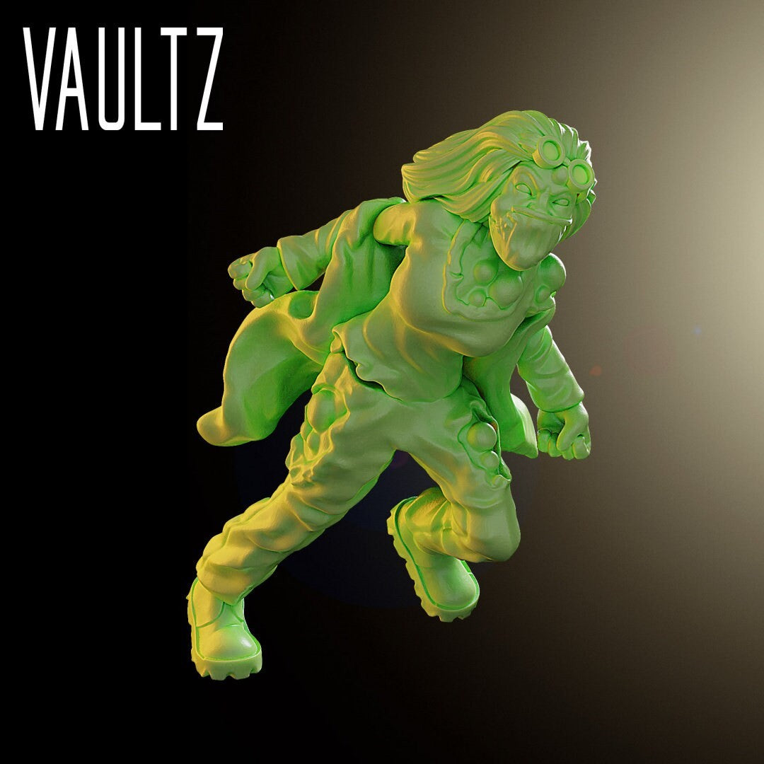 Zombie Toxic Runner 3 | 28mm - 100mm Scale Resin Mini | Zombicide | Vaultz