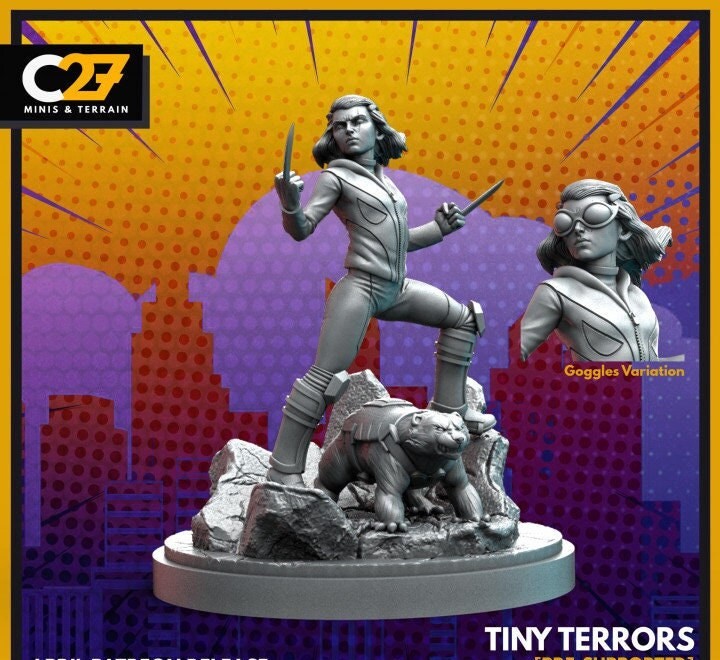 Tiny Terrors - 32mm - 40mm Mini | Crisis Protocol Proxy | C27