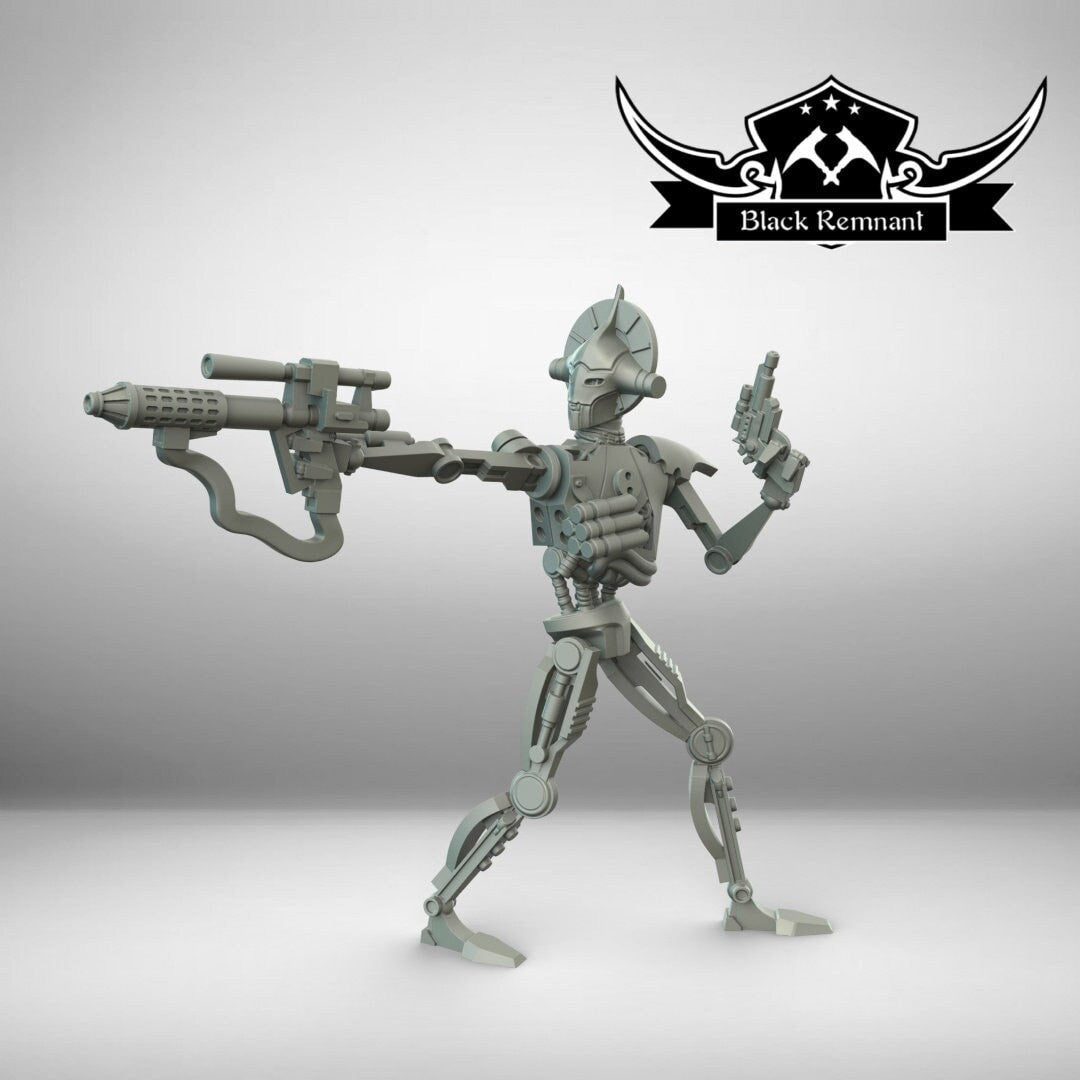 Droid Bounty Hunter - 28mm - 40mm Scale | Star Wars Legion Mini
