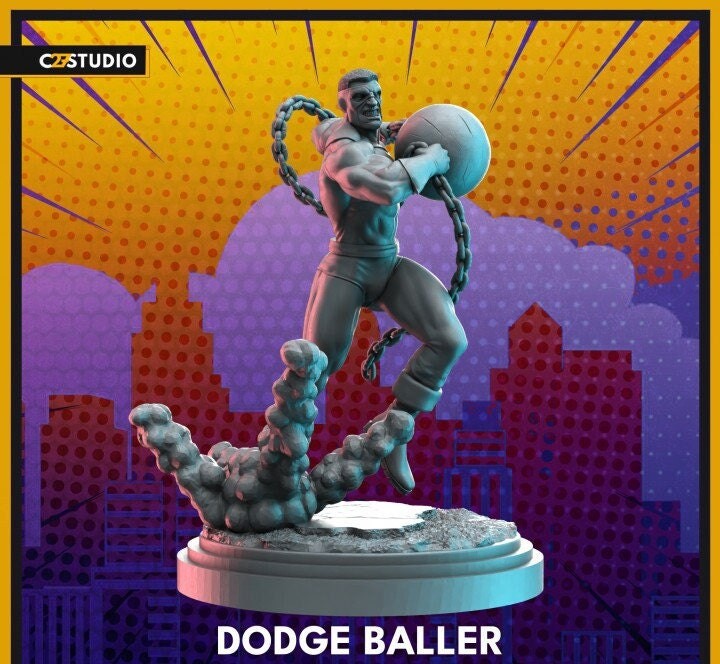 Dodge Baller - 32mm - 40mm Mini | Crisis Protocol Proxy | C27