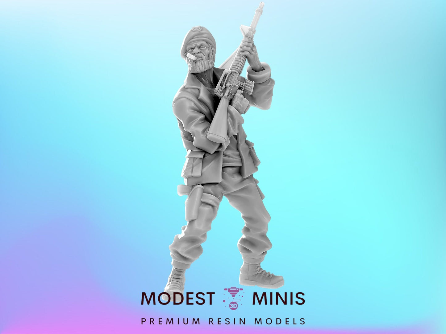 Survivor Bobby | 28mm - 100mm Scale Resin Mini | Zombicide | Vaultz