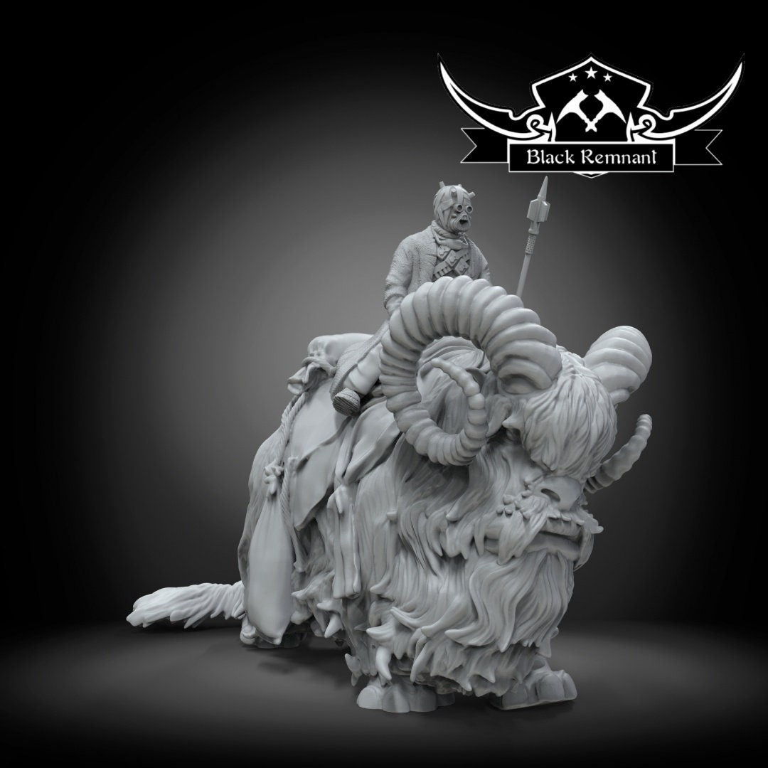 Desert Raider Beast - 28mm - 40mm Scale | Black Remnant Star Wars Legion Mini