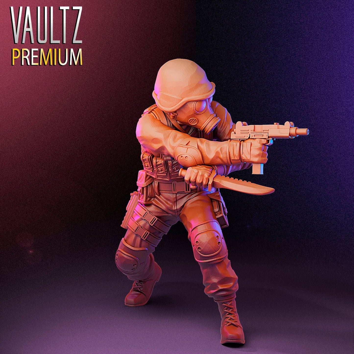 Survivor Hunk | 28mm - 100mm Scale Resin Mini | Zombicide | Vaultz