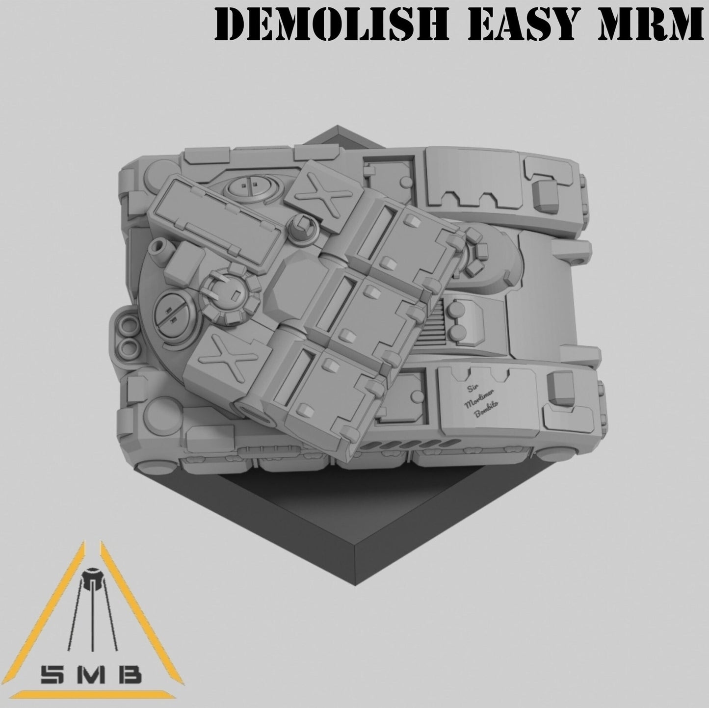 Demolish Easy MRM Tank | 1:265 | 6mm Battletech Scale | Mecha | Sir Mortimer