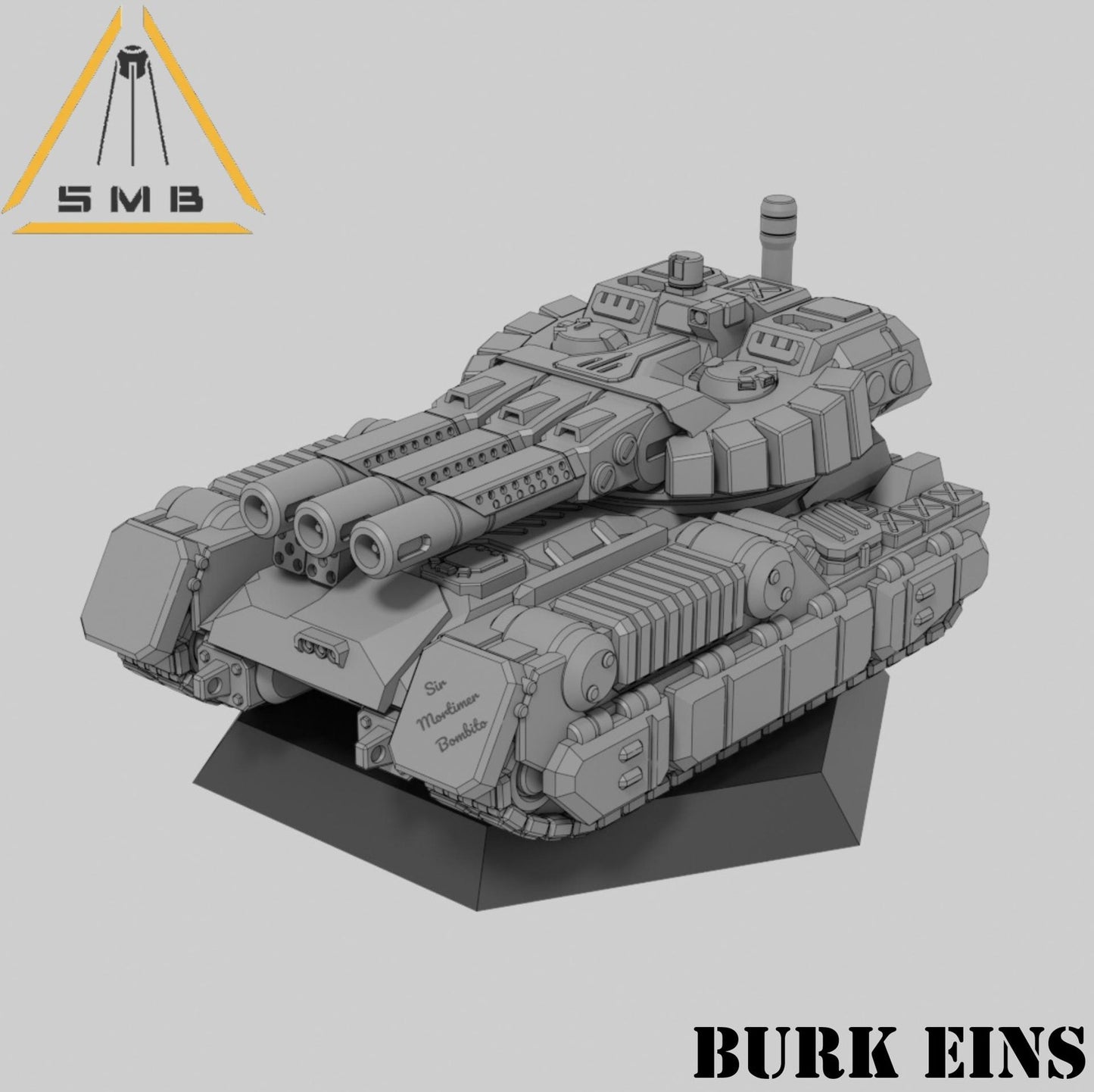 Burk Eins Heavy Tank | 1:265 | 285 | 6mm Battletech Scale | Sir Mortimer