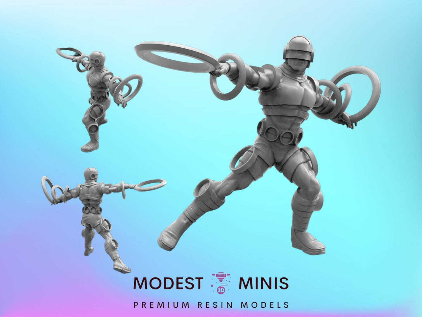 Ring Man - 40mm Miniature | Crisis Protocol Proxy | Trident