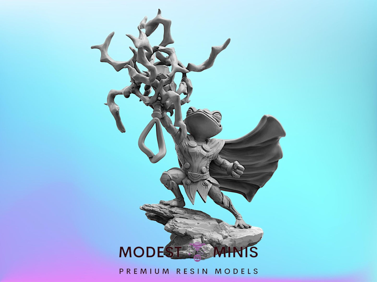 Thunder Frog - 40mm Miniature | Crisis Protocol Proxy | Trident