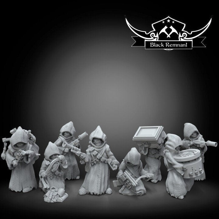 8pc Droid Thieves Warband - 28mm - 40mm Scale | Star Wars Legion Mini