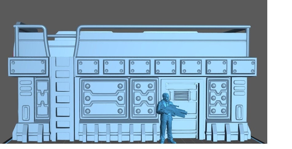 Hydra Guardhouse | 28mm - 40mm Scale | Superhero Terrain | Survivor Scatter | Protocol Terrain | Crisis | C27