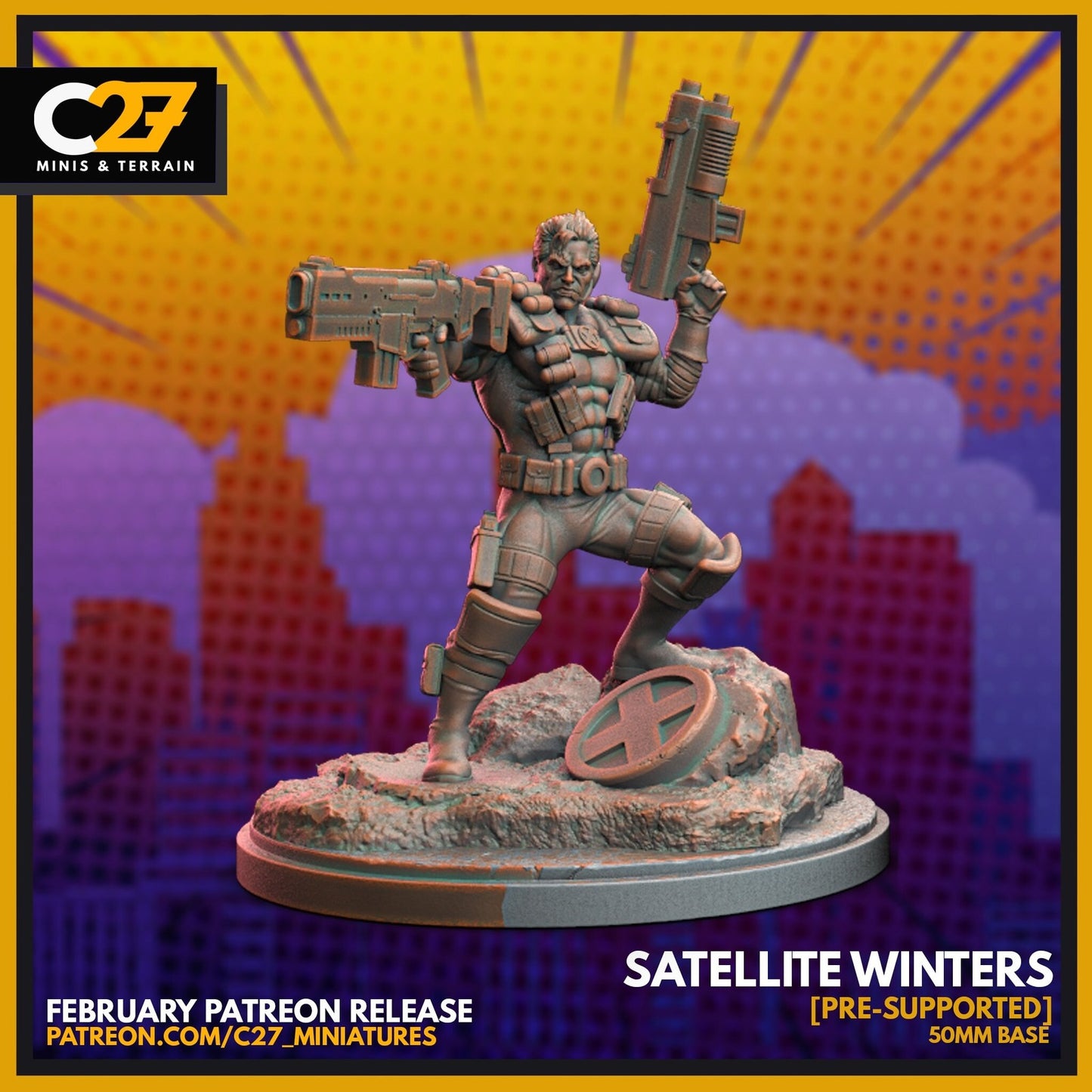 Satellite Winters - Cable 32mm - 40mm Mini | Crisis Protocol Proxy | C27