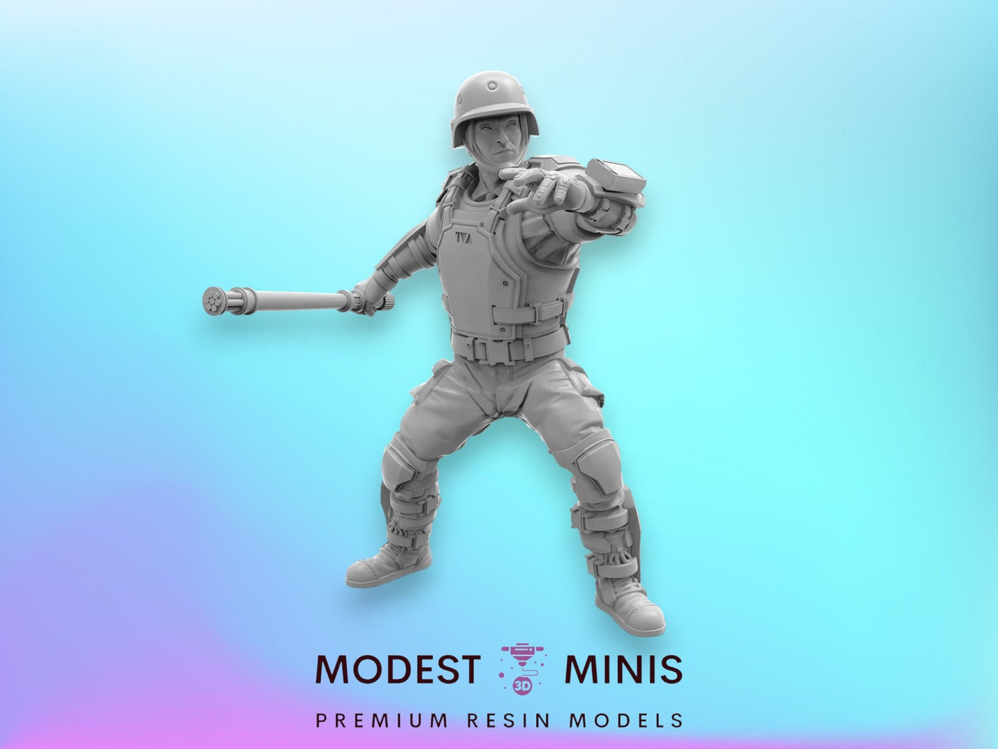 TVA Cops B - 32mm - 40mm Mini | Crisis Protocol Proxy | Trident